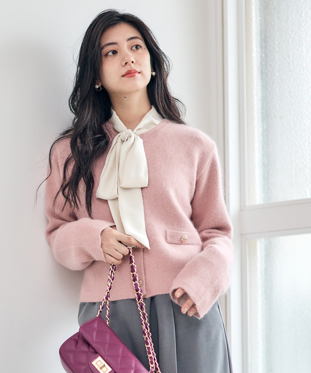 新色追加】ヴィンテージサテンマルチウェイボウタイブラウス