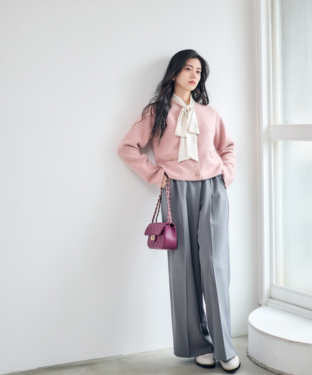 新色追加】ヴィンテージサテンマルチウェイボウタイブラウス