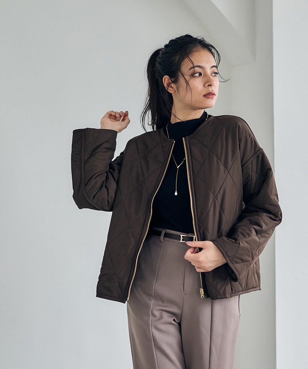 SALE】リバーシブルファーキルティングコート - 12Twelve Agenda