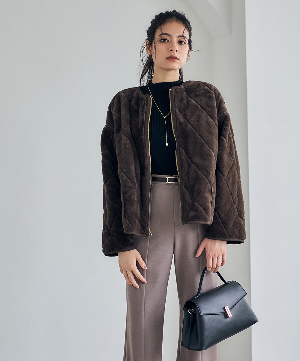 SALE】リバーシブルファーキルティングコート - 12Twelve Agenda