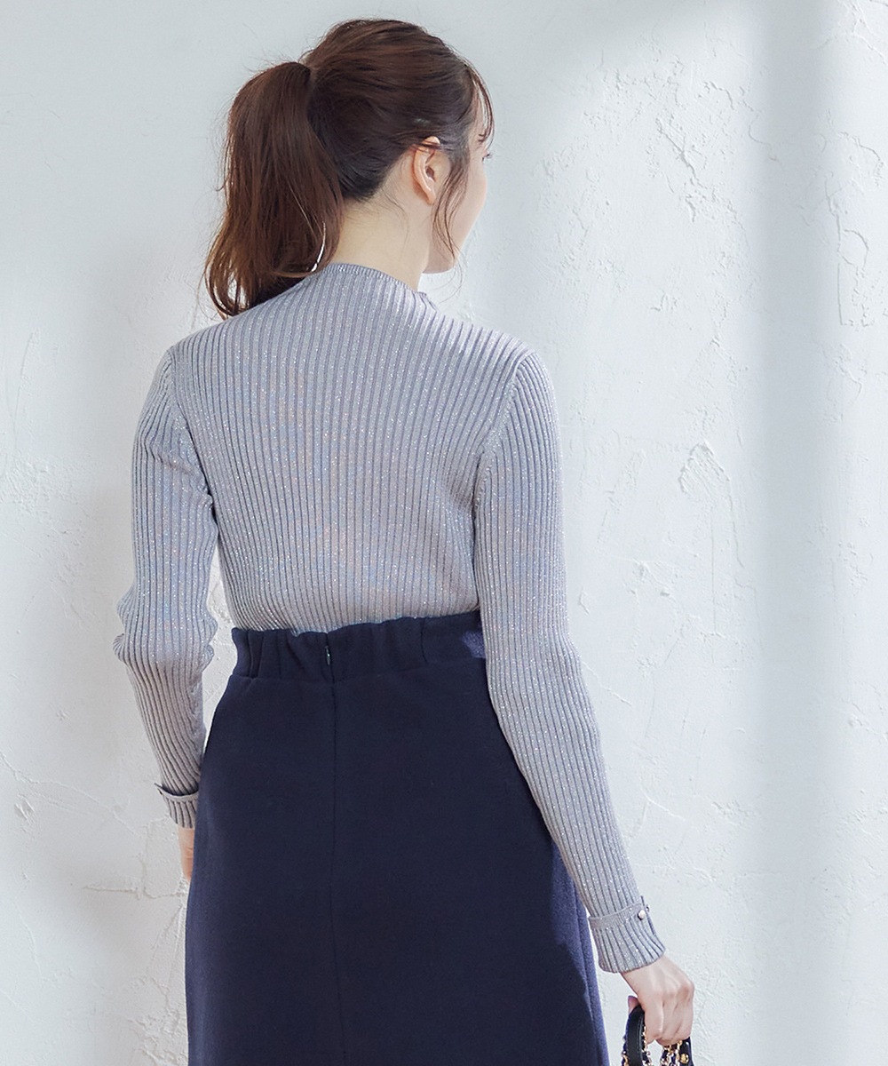 SALE】ストレッチウールチェーンデザインミニスカート - 12Twelve