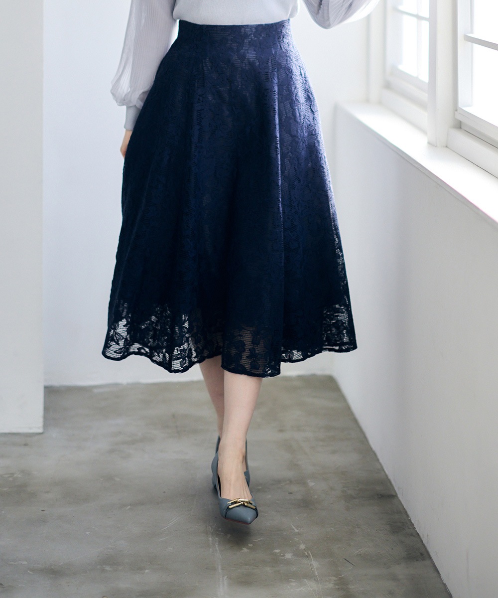 レースフレアスカート - 12Twelve Agenda(トゥエルブアジェンダ)公式