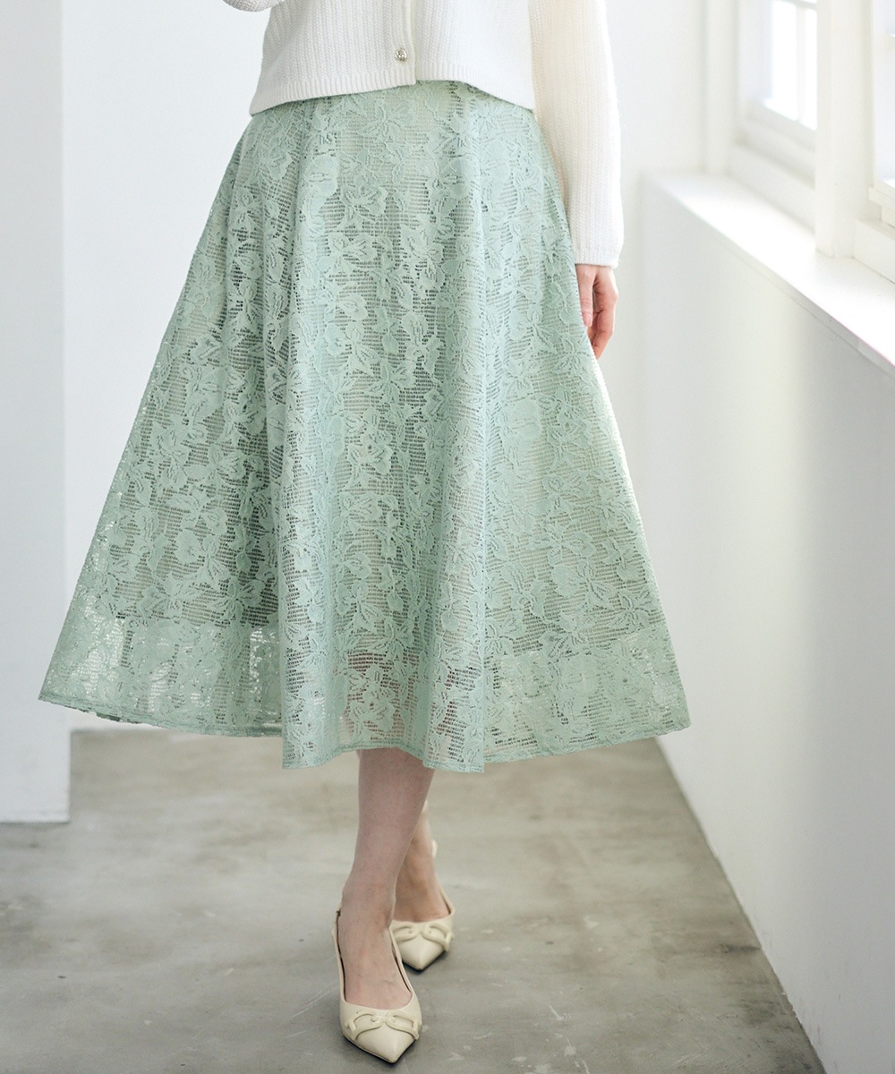 レースフレアスカート - 12Twelve Agenda(トゥエルブアジェンダ)公式