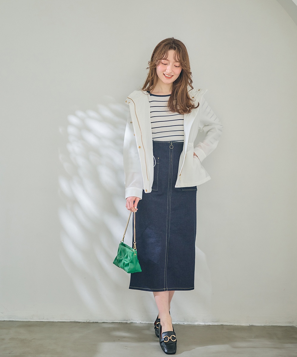 12Twelve Agenda デニム両ポケタイトスカート デニム両ポケタイトスカート - 12Twelve Agenda(トゥエルブ