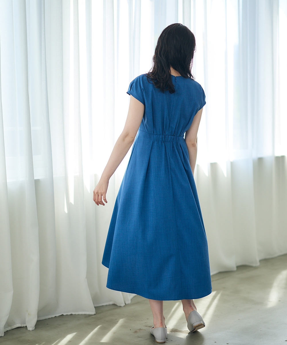 SALE】カシュクール風ブッチャーワンピース - 12Twelve Agenda