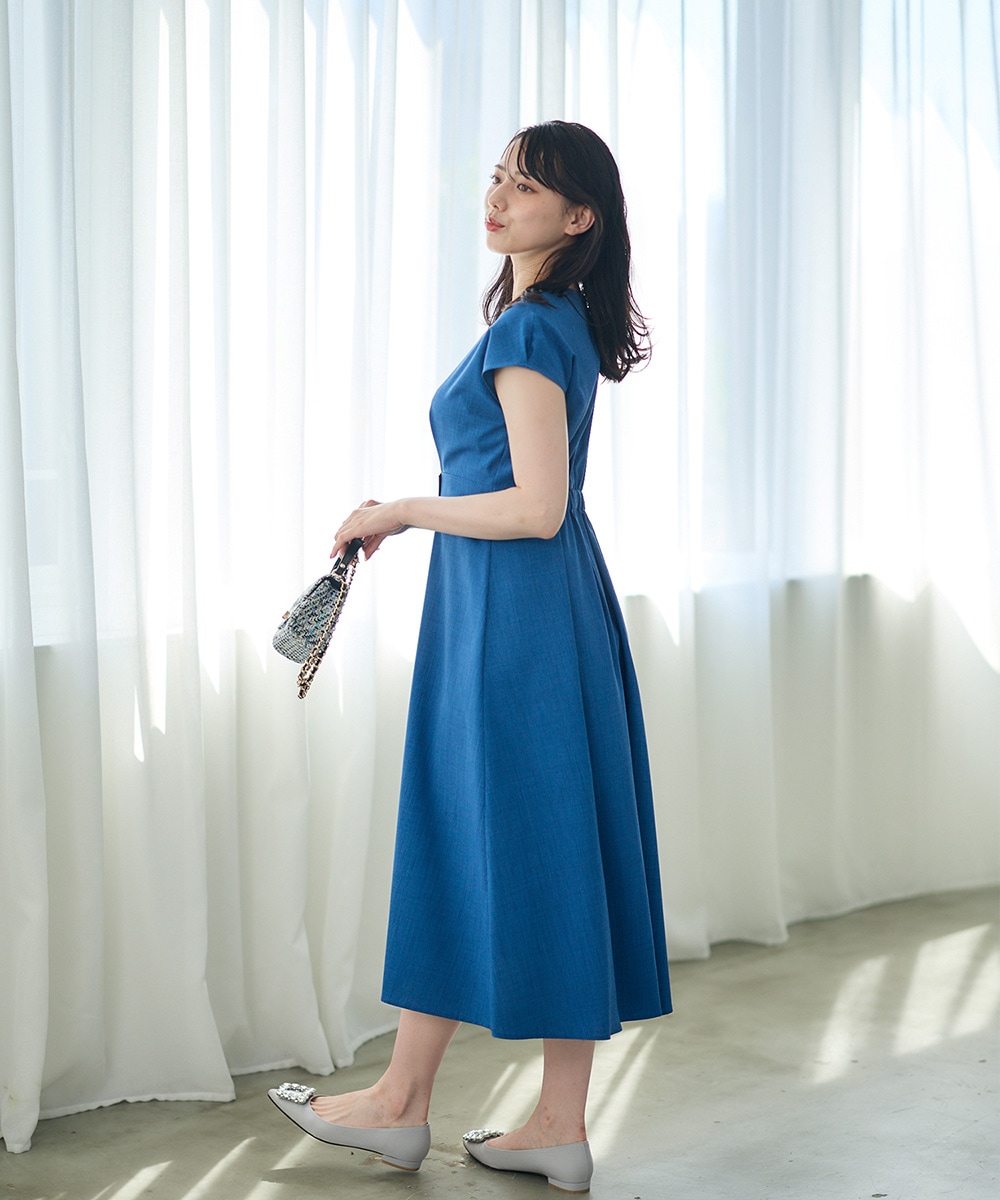 SALE】カシュクール風ブッチャーワンピース - 12Twelve Agenda