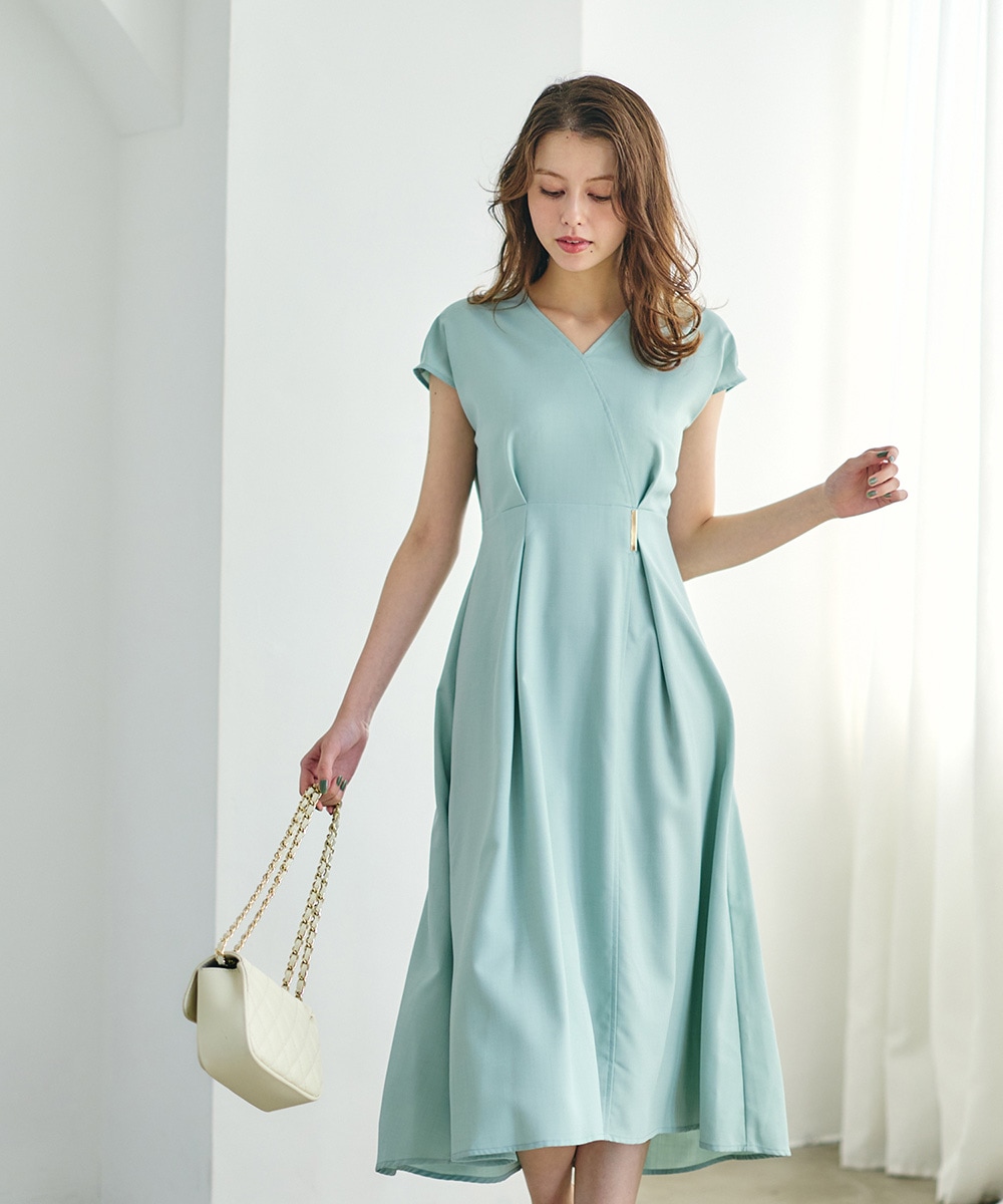 【美品】12Twelve Agenda ワンピース 12Twelve Agenda ワンピース バイアスチェック柄ワンピース