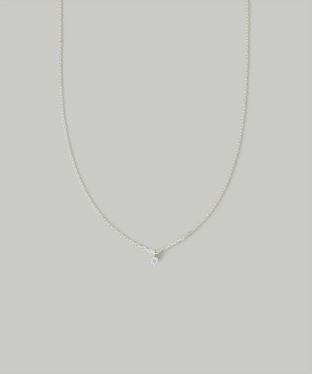 SV925〉CZ6本ツメネックレス - 12Twelve Agenda(トゥエルブ