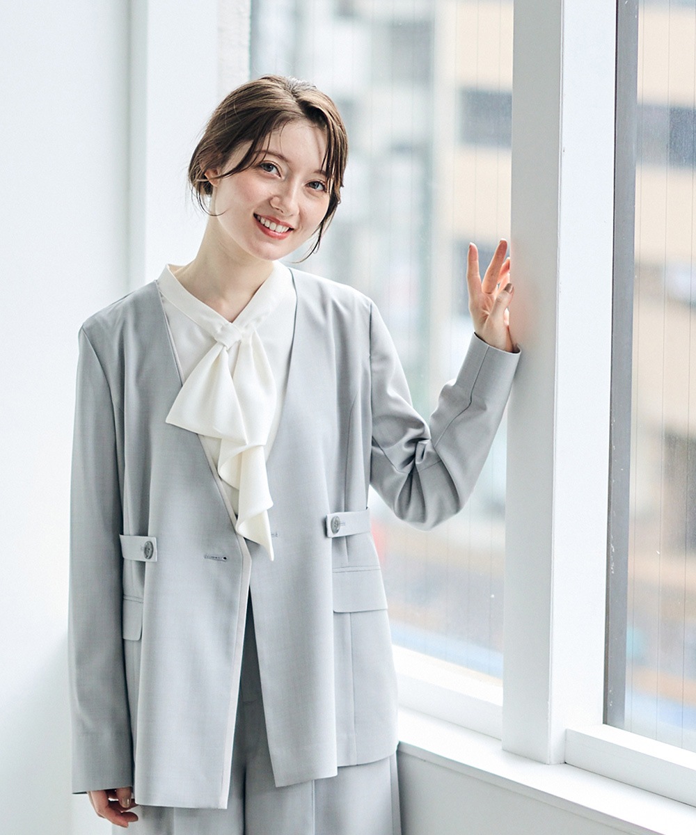 mmさま専用です。12Twelve Agenda　ジャケット SALE】マシーンウォッシャブルベルテッドジャケット - 12Twelve Agenda