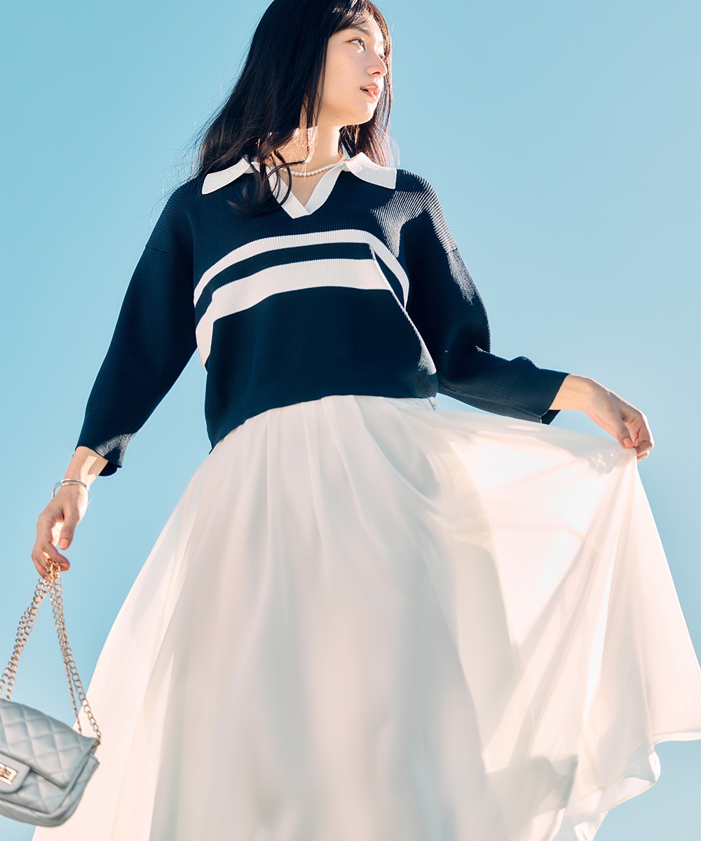 SALE】シアータックフレアスカート - 12Twelve Agenda
