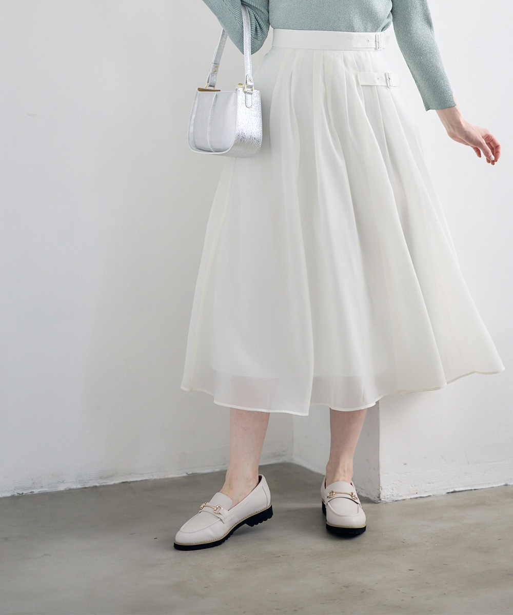 SALE】シアータックフレアスカート - 12Twelve Agenda