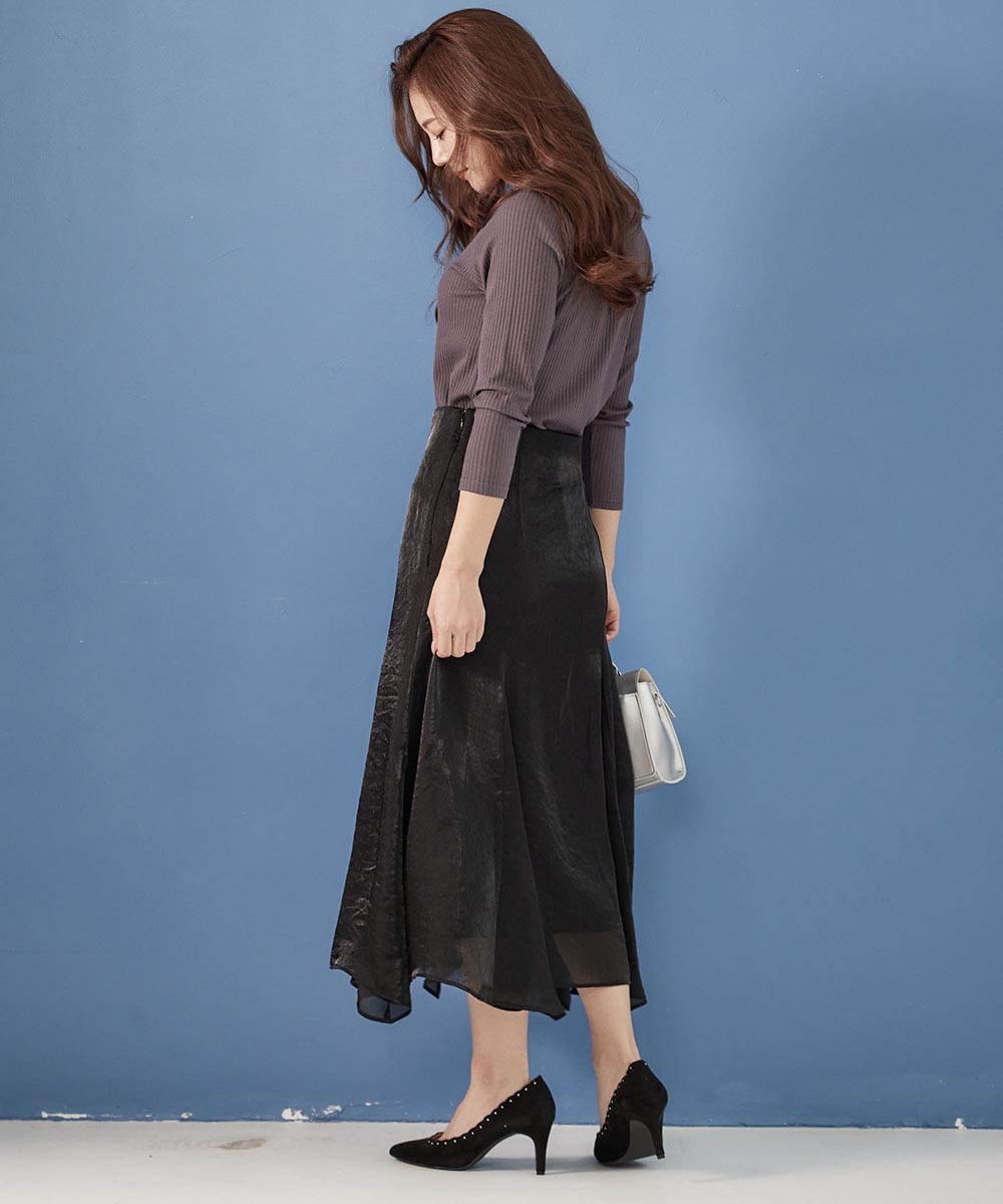 グロッシーイレヘムスカート - 12Twelve Agenda(トゥエルブ