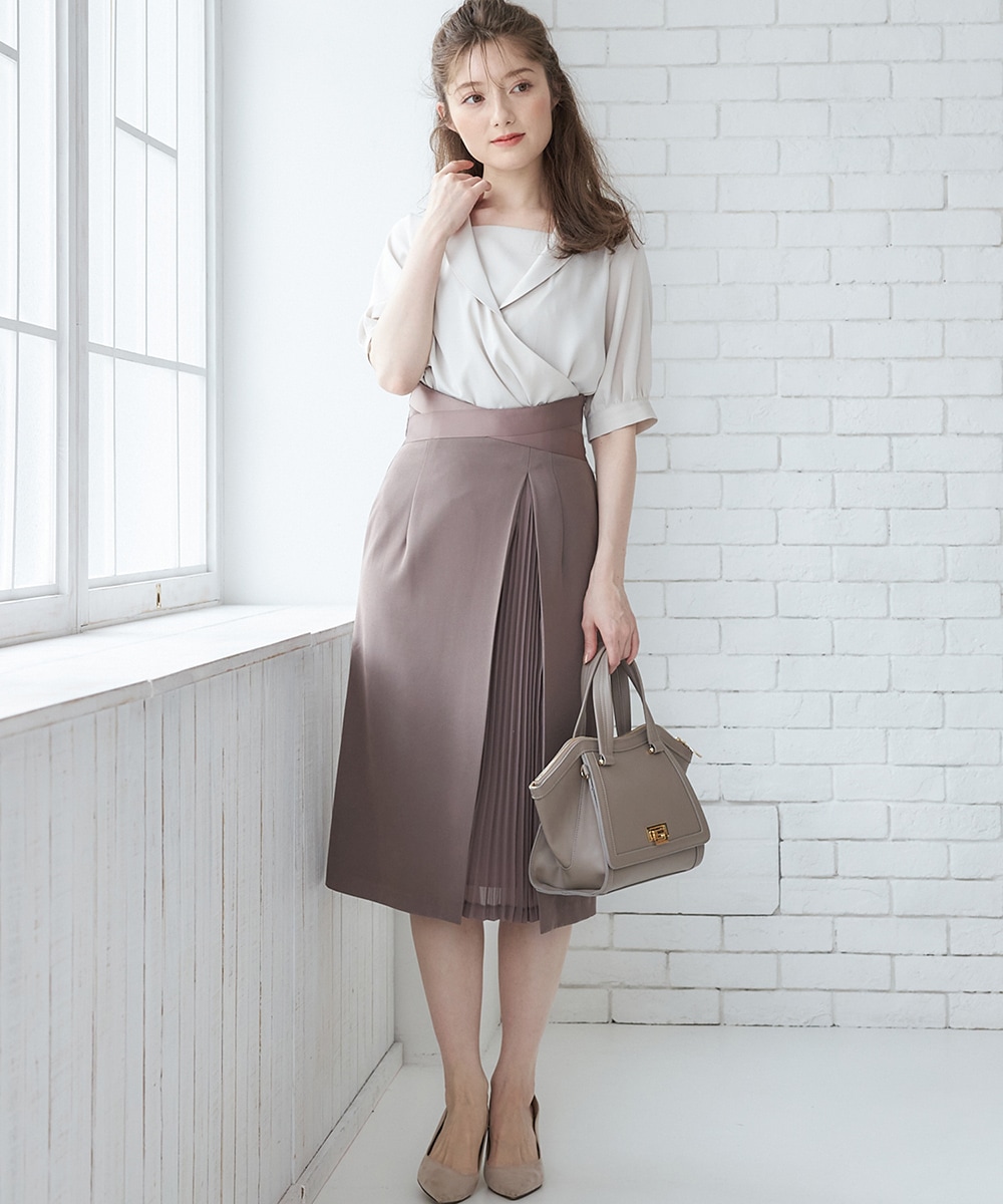 SALE】ショールカラーデザインブラウス - 12Twelve Agenda(トゥエルブ