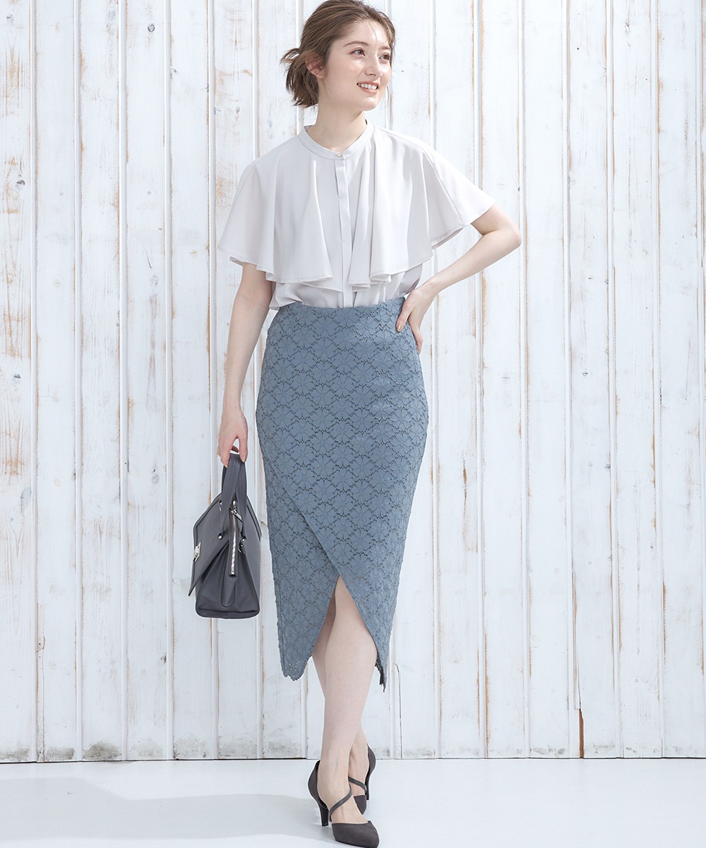 relume クロシェレースラップスカート JOURNAL STANDARD relume