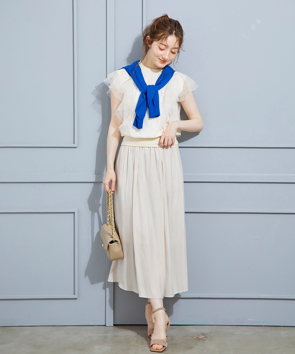 SALE】割繊デシンフレアパンツ - 12Twelve Agenda(トゥエルブ