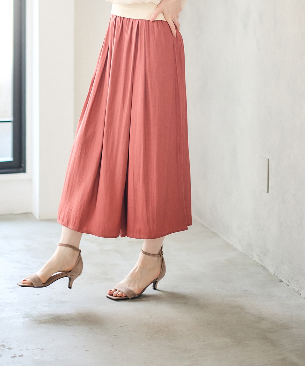 SALE】割繊デシンフレアパンツ - 12Twelve Agenda(トゥエルブ