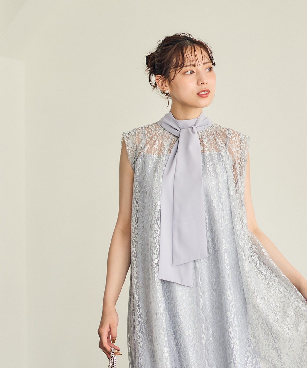 SALE】3wayレースノースリーブテントドレスワンピース - 12Twelve