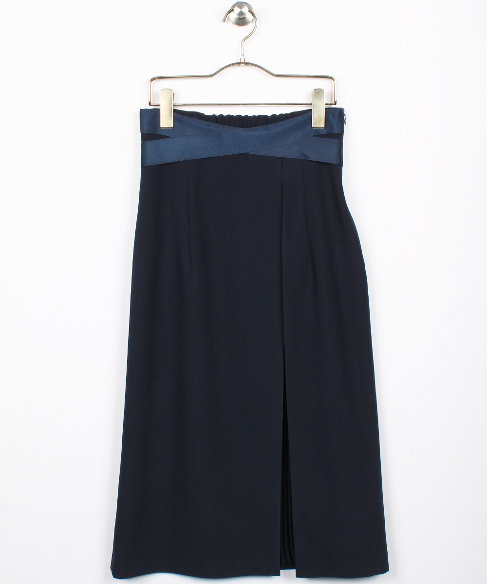 SALE】ウエストクロスプリーツ切替スカート - 12Twelve Agenda