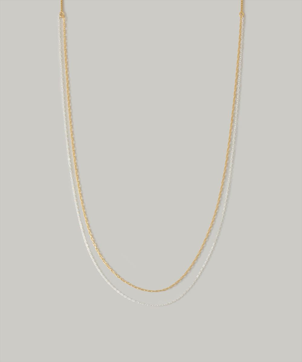 ロング2wayバイカラーチェーンネックレス - 12Twelve Agenda