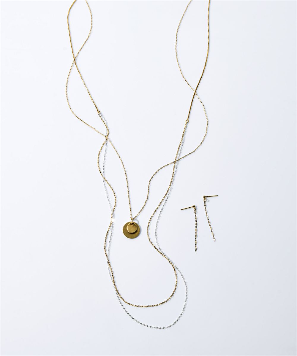 ロング2wayバイカラーチェーンネックレス - 12Twelve Agenda