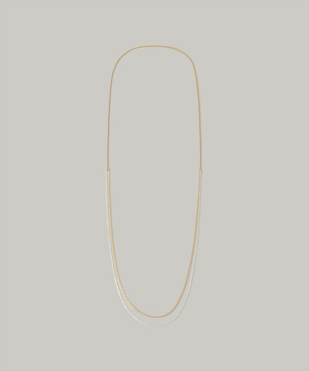 ロング2wayバイカラーチェーンネックレス - 12Twelve Agenda