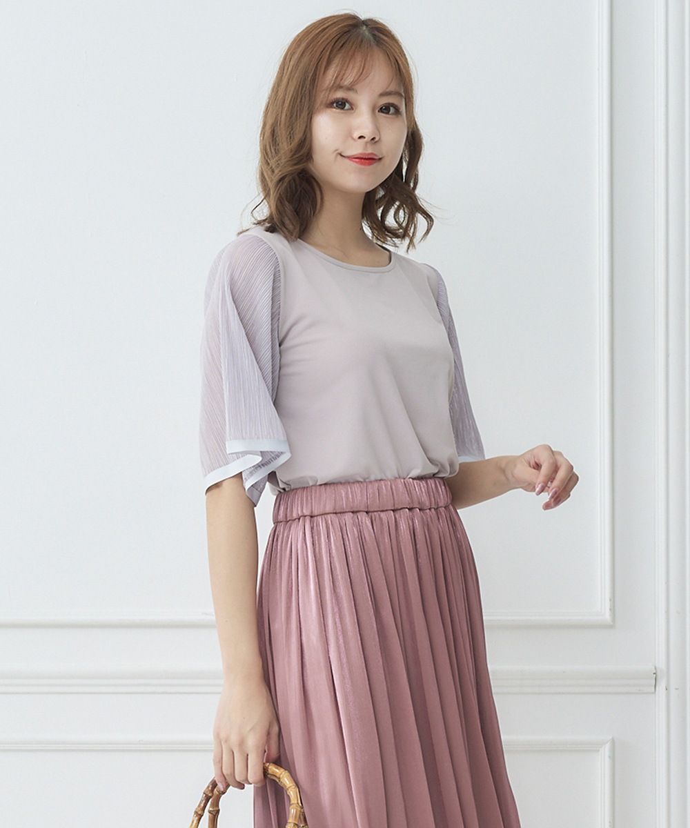 JACQUEMUS レディース アシメ プリーツ ドッキングカットソー JACQUEMUS レディース アシメ プリーツ ドッキングカットソー