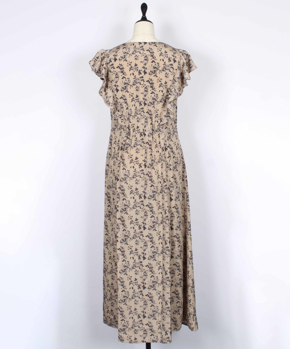 新品　Jacadi × LIBERTY 花柄　フリルスリーブ ワンピース 5A フリル袖付きリバティプリントワンピース | | Jacadi Paris