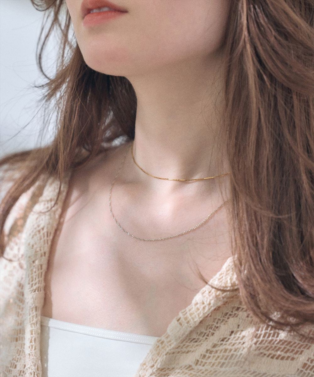 シルバーネックレス　Sv925 SV925〉ツイストチェーンネックレス - 12Twelve Agenda