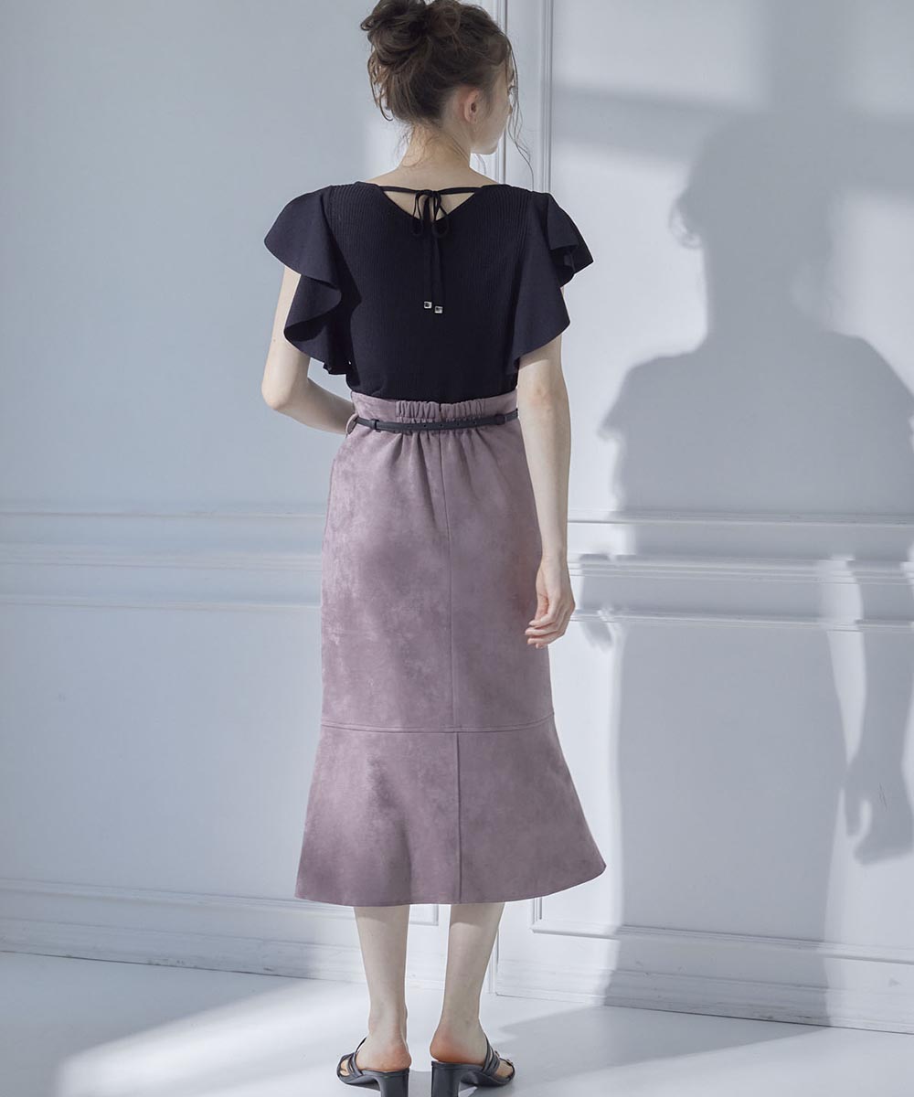 Harrods シルクスカート♡エナメルベルト付き N°21 ヌメロヴェントゥーノ スカート C091 5111 レディース