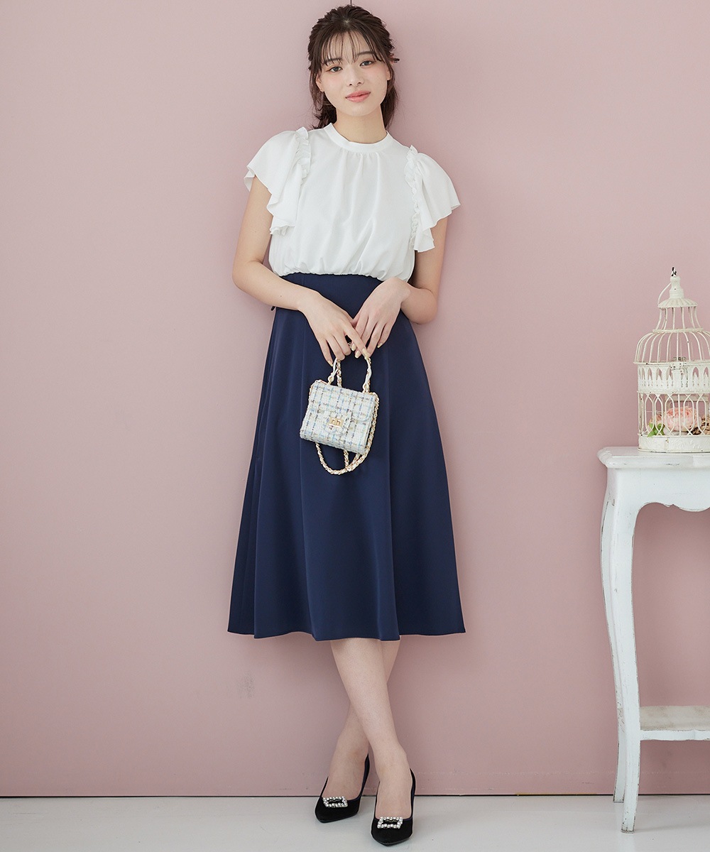 SALE】【荒野コラボ】ドッキングフレアワンピース - 12Twelve Agenda 