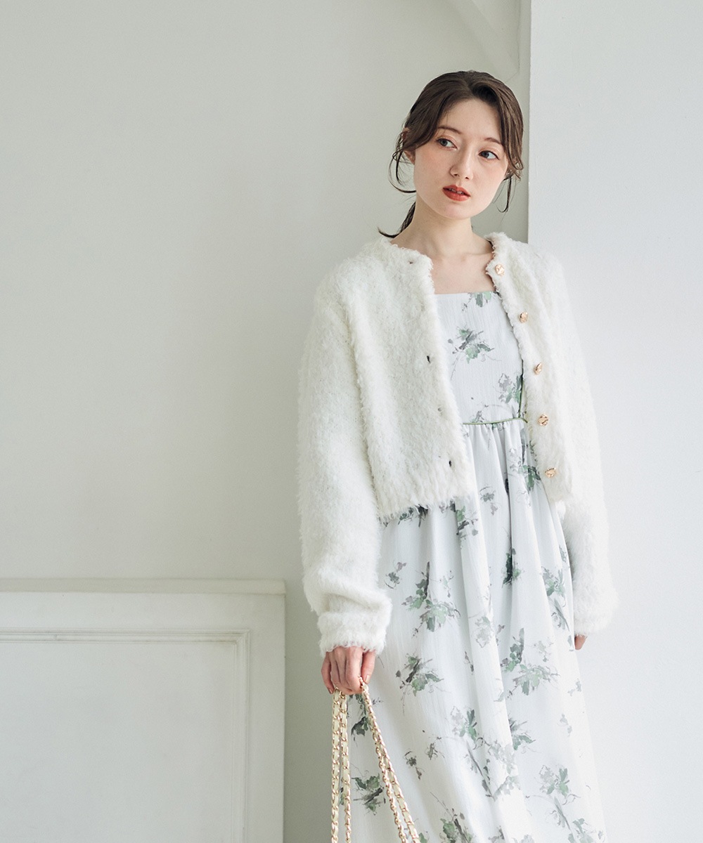 フェザータッチクルーネックカーディガン - 12Twelve Agenda