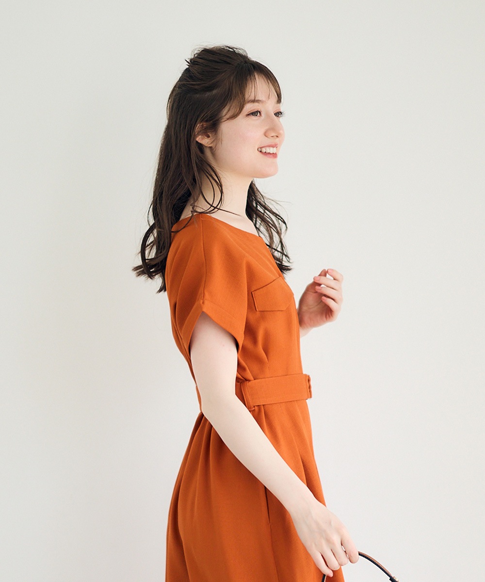 SALE】両ポケブッチャーワンピース - 12Twelve Agenda(トゥエルブ