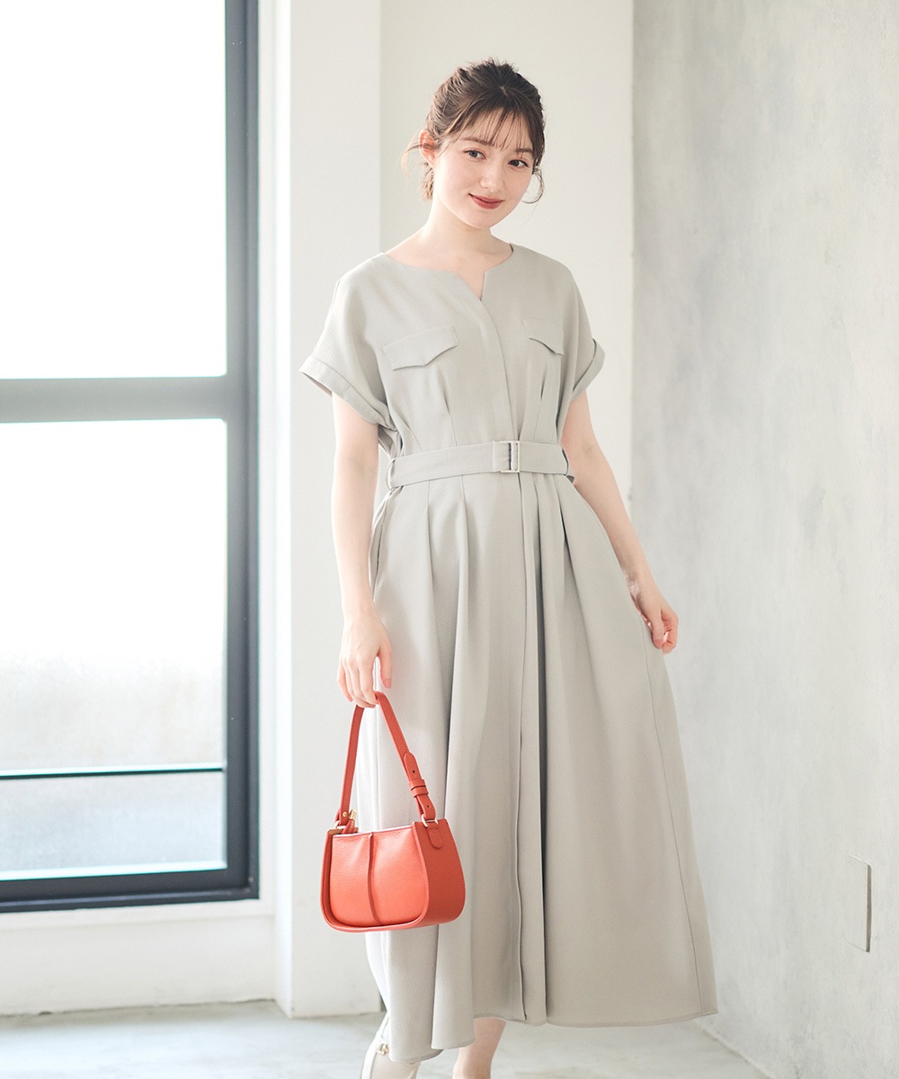 SALE】両ポケブッチャーワンピース - 12Twelve Agenda(トゥエルブ