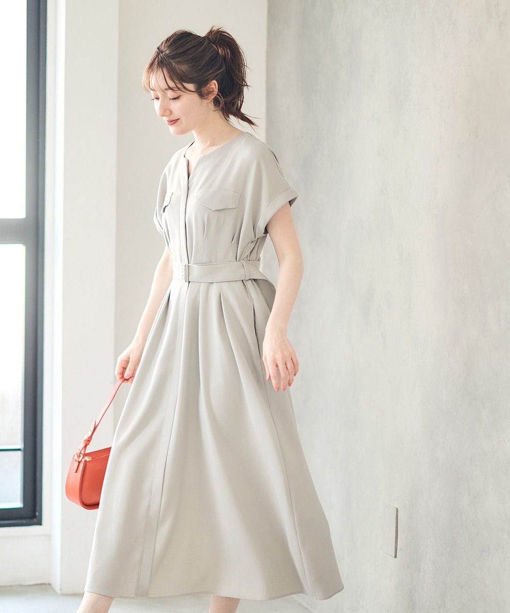 SALE】両ポケブッチャーワンピース - 12Twelve Agenda(トゥエルブ