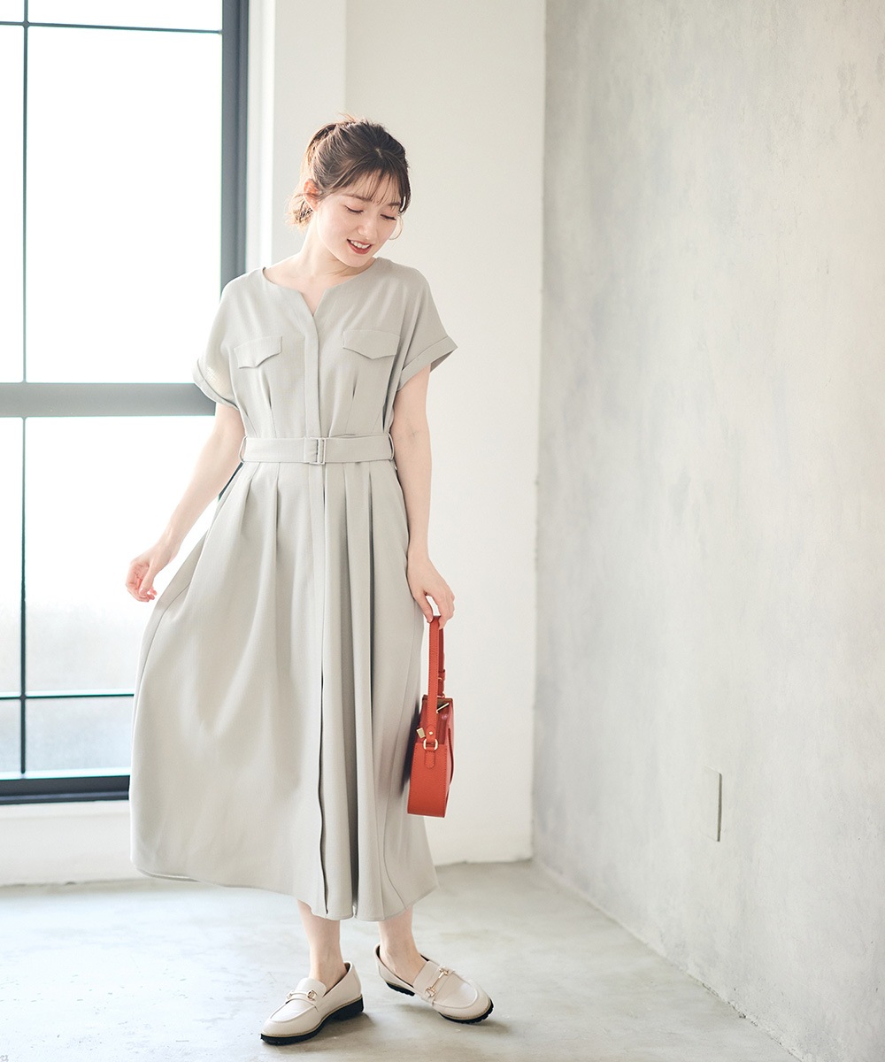 SALE】両ポケブッチャーワンピース - 12Twelve Agenda(トゥエルブ