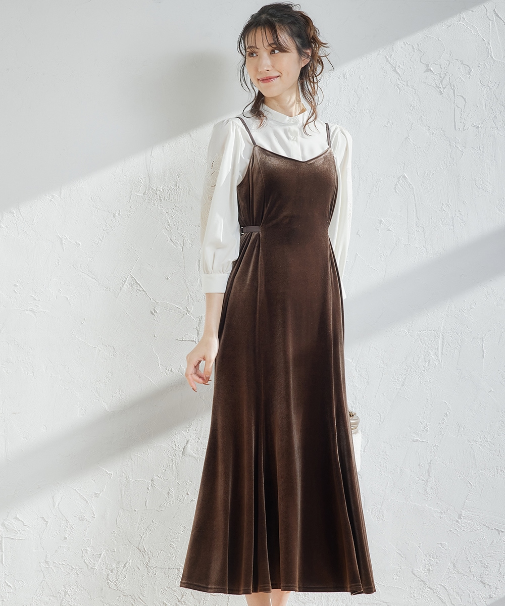 DABUWAWAベロアキャミワンピース マーメイドライン ロング 15_000000009693.jpg?1693526196
