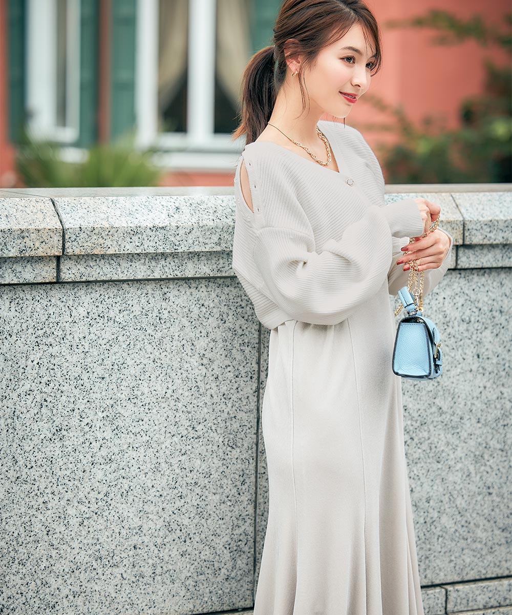 COUTURE D'ADAM クチュールアダム ベロアキャミワンピース