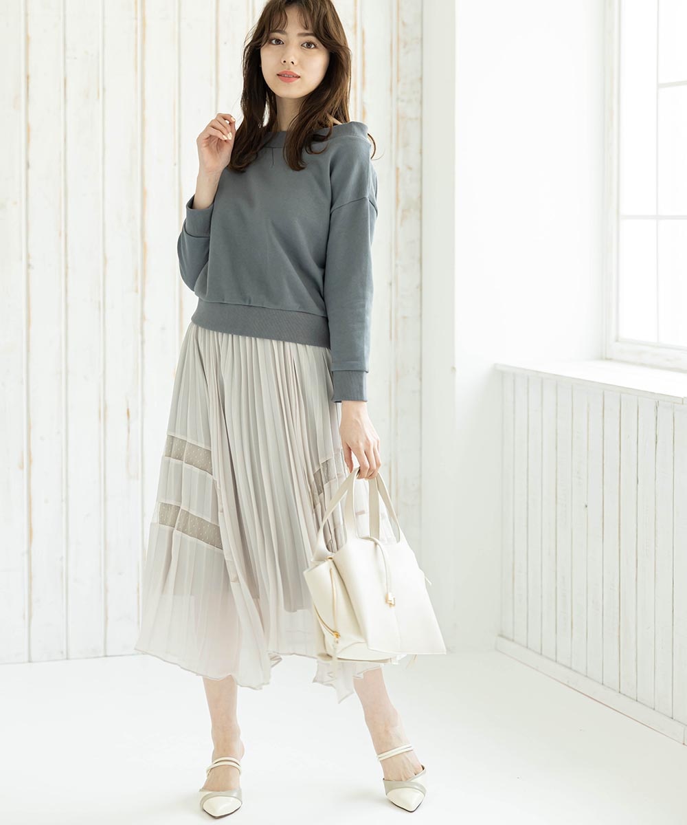SALE】チュール切替イレヘムプリーツスカート - 12Twelve Agenda