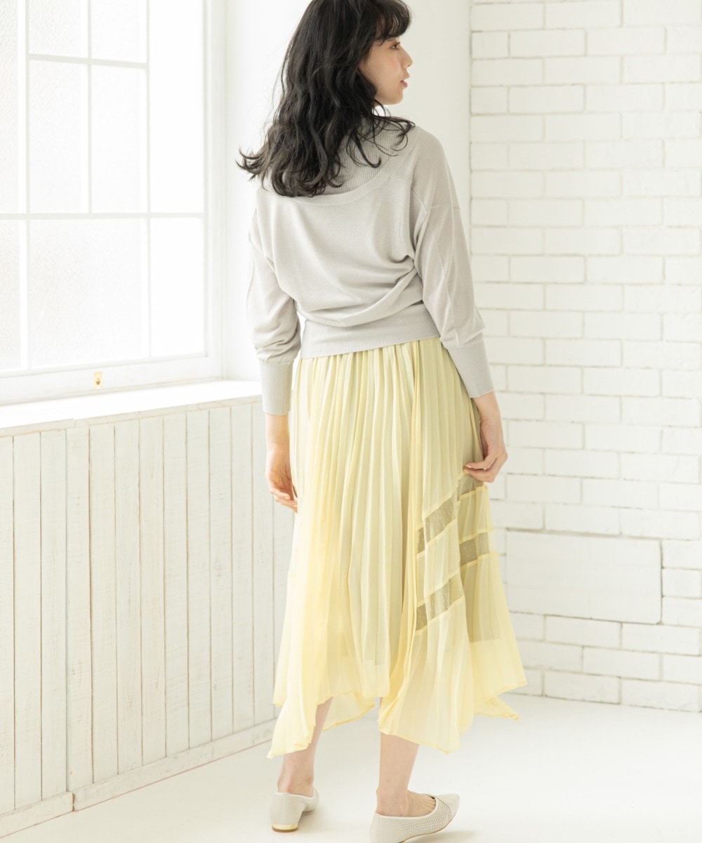 SALE】チュール切替イレヘムプリーツスカート - 12Twelve Agenda