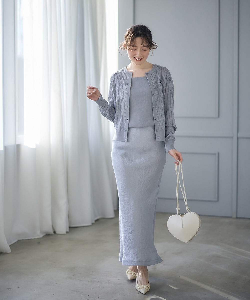 SALE】サテンナロースカート - 12Twelve Agenda(トゥエルブアジェンダ