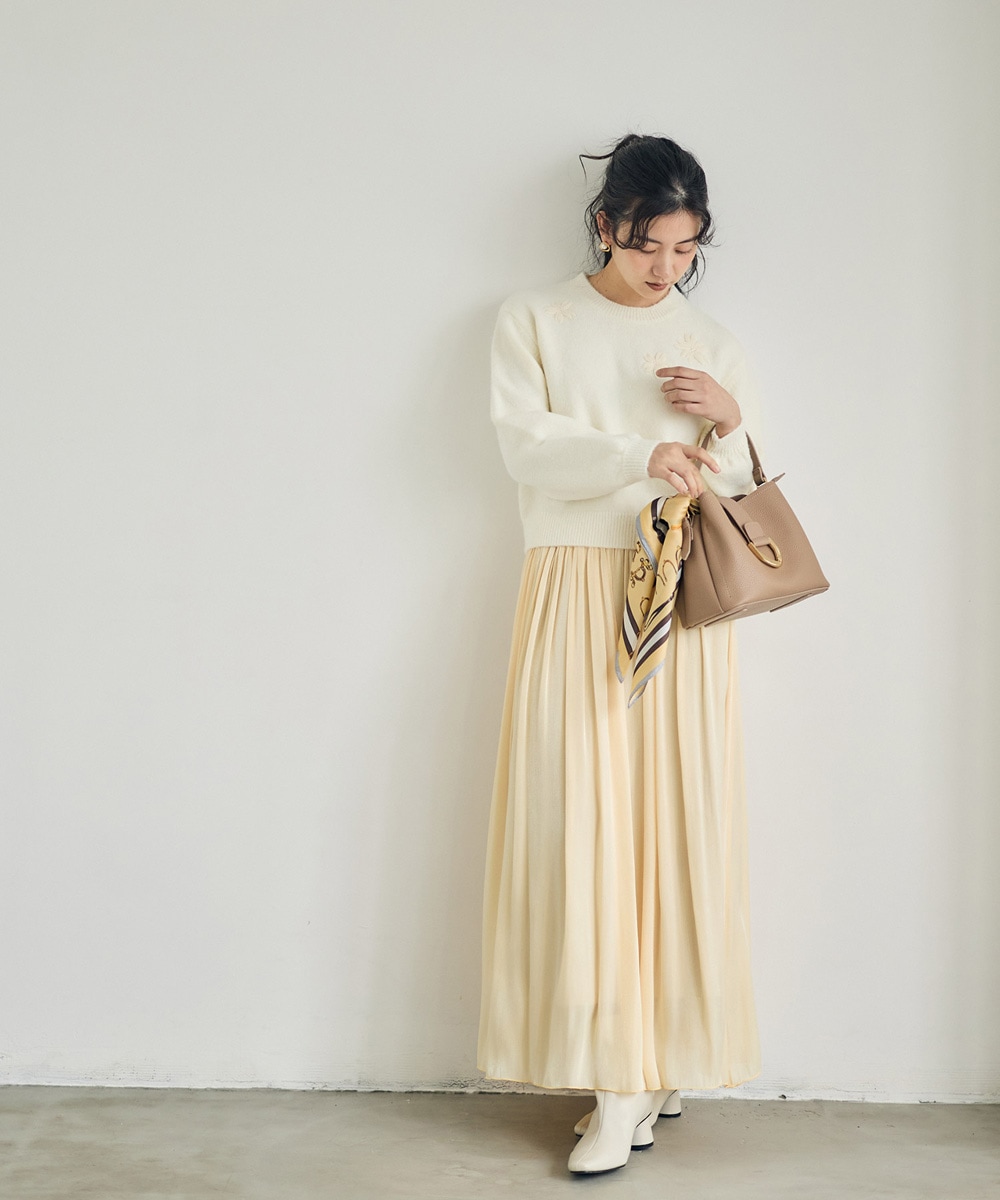 再入荷】シアーラメヨーリューロングスカート - 12Twelve Agenda