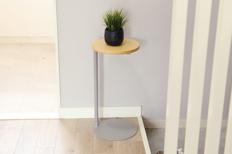 饦ɥɥơ֥ Iron Round Side Table Table ݷ ٥åɥ   ץ 奢  COLLEND 