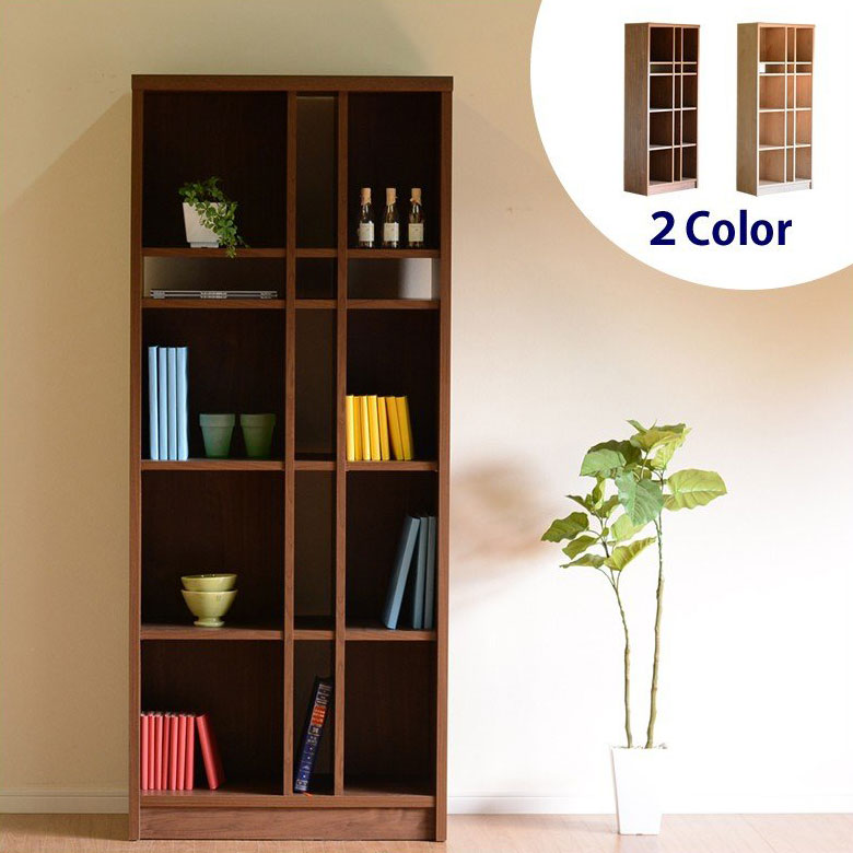 シェルフ 本棚 おしゃれ 見せる収納 壁面収納 リビング 完成品