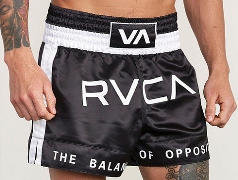 RVCAファイトショーツ 格闘技 ファイトパンツ キックボクシング RVCA ファイトショーツ ファイトパンツ ハーフパンツ ムエタイ M
