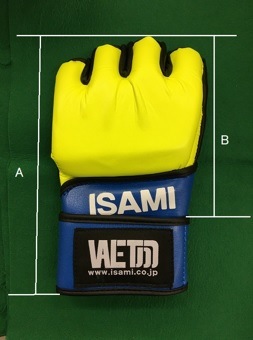 イサミ MMAウォッシャブルグローブ 日本製 ISAMI オープン