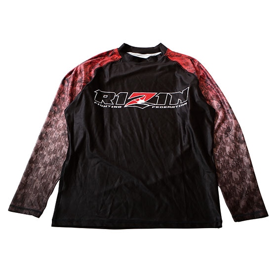 RZ-019 RIZIN 長袖ラッシュガード　サザンカモデル