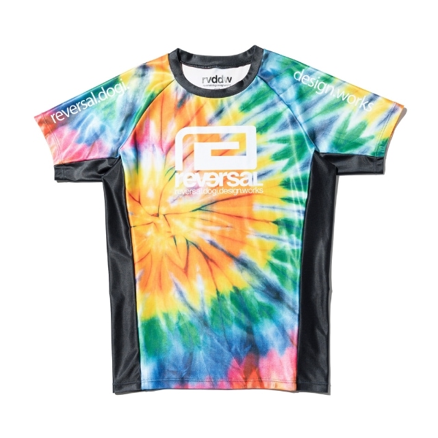 TIE DYE SHORT RASH GUARD