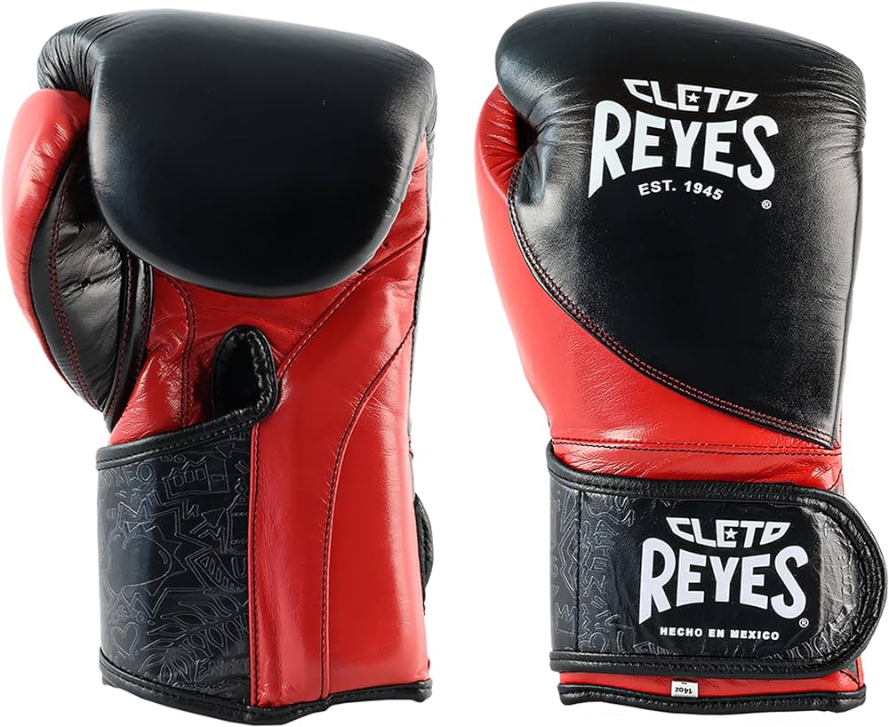 REYESスパーリンググローブ ハイプレジション・マジックテープ式 ・黒赤