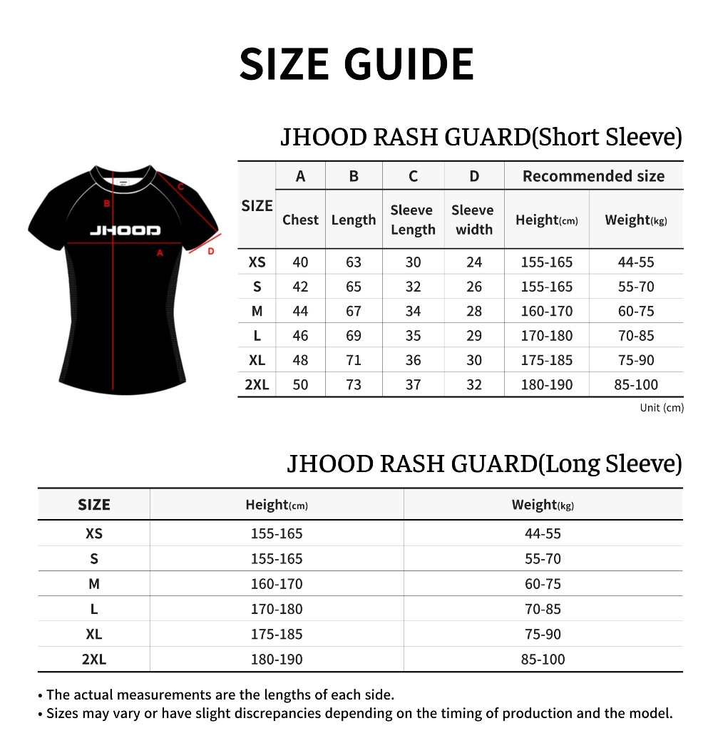 JHOOD 半袖ラッシュガード Rank.24 黒