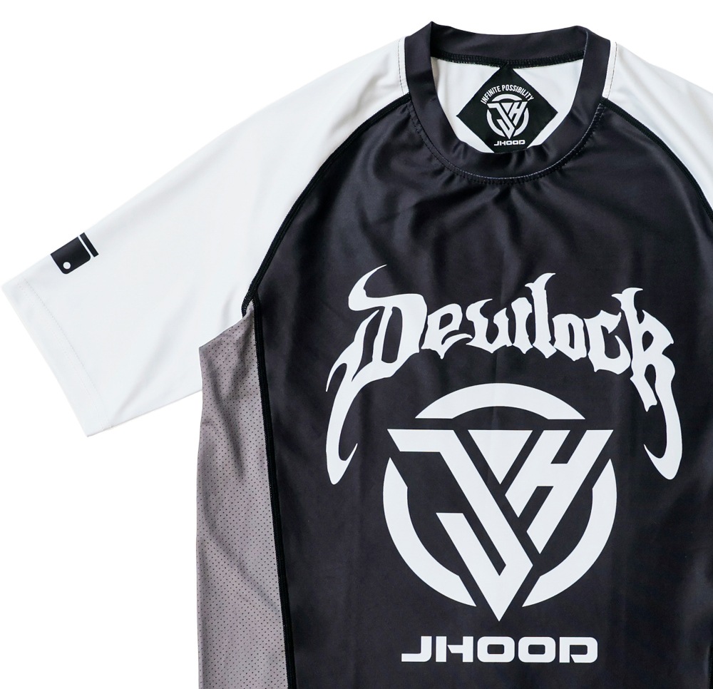 JHOOD x Devilock 半袖ラッシュガード Flashy